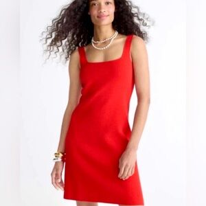 NWT - J. Crew Squareneck Mini Sweater-dress